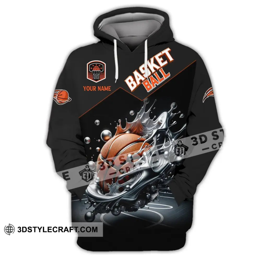 Unisex Shirt Custom Name Basketball Club Uniform T-Shirt Hoodie / S