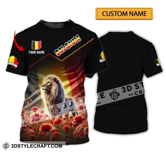 Unisex Shirt - Custom Name Belgium National Team Euro 2024 T-Shirt