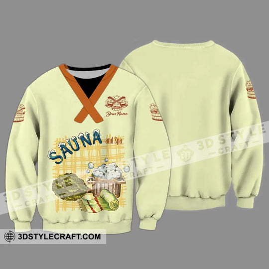 Unisex Shirt - Custom Name Shirt Best Sauna And Spa style option 4