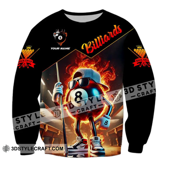 Unisex Shirt - Custom Name Shirt Billiards style option 4