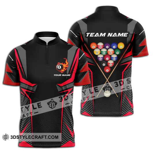 Unisex Shirt - Custom Name Shirt Billiards style option 3