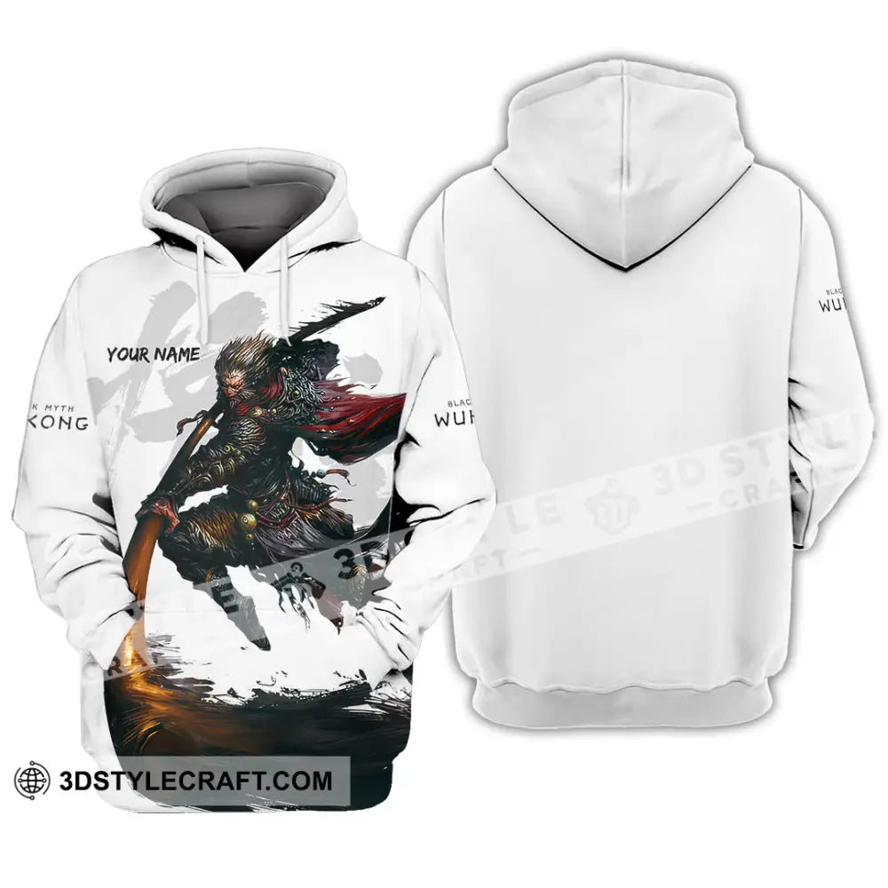 Unisex Shirt - Custom Name Black Myth Wukong Hoodie / S T-Shirt