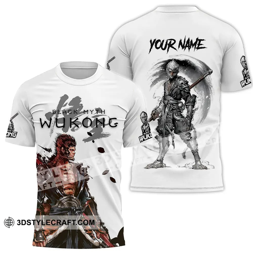 Unisex Shirt - Custom Name Black Myth Wukong Muscle T-Shirt / S T-Shirt