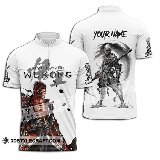 Unisex Shirt - Custom Name Black Myth Wukong Shirt Muscle style option 3
