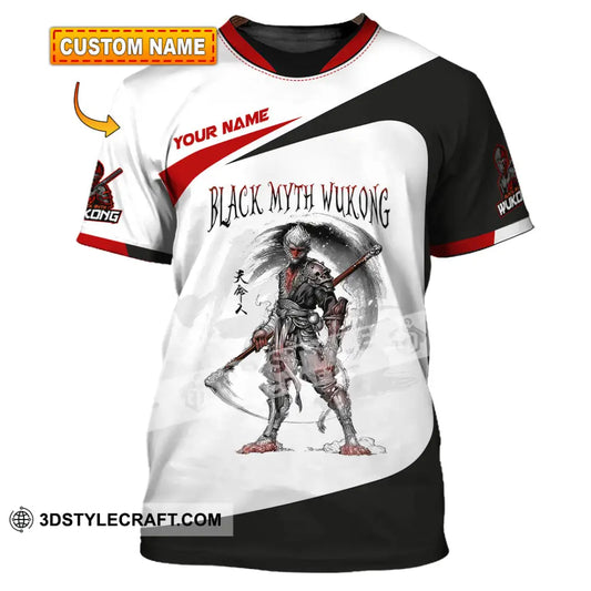 Unisex Shirt Custom Name Black Myth Wukong T-Shirt Hoodie Long Sleeve T-Shirt