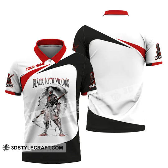 Unisex Shirt, Custom Name Black Myth Wukong Shirt, Wukong T-Shirt Hoodie Long Sleeve Shirt style option 4