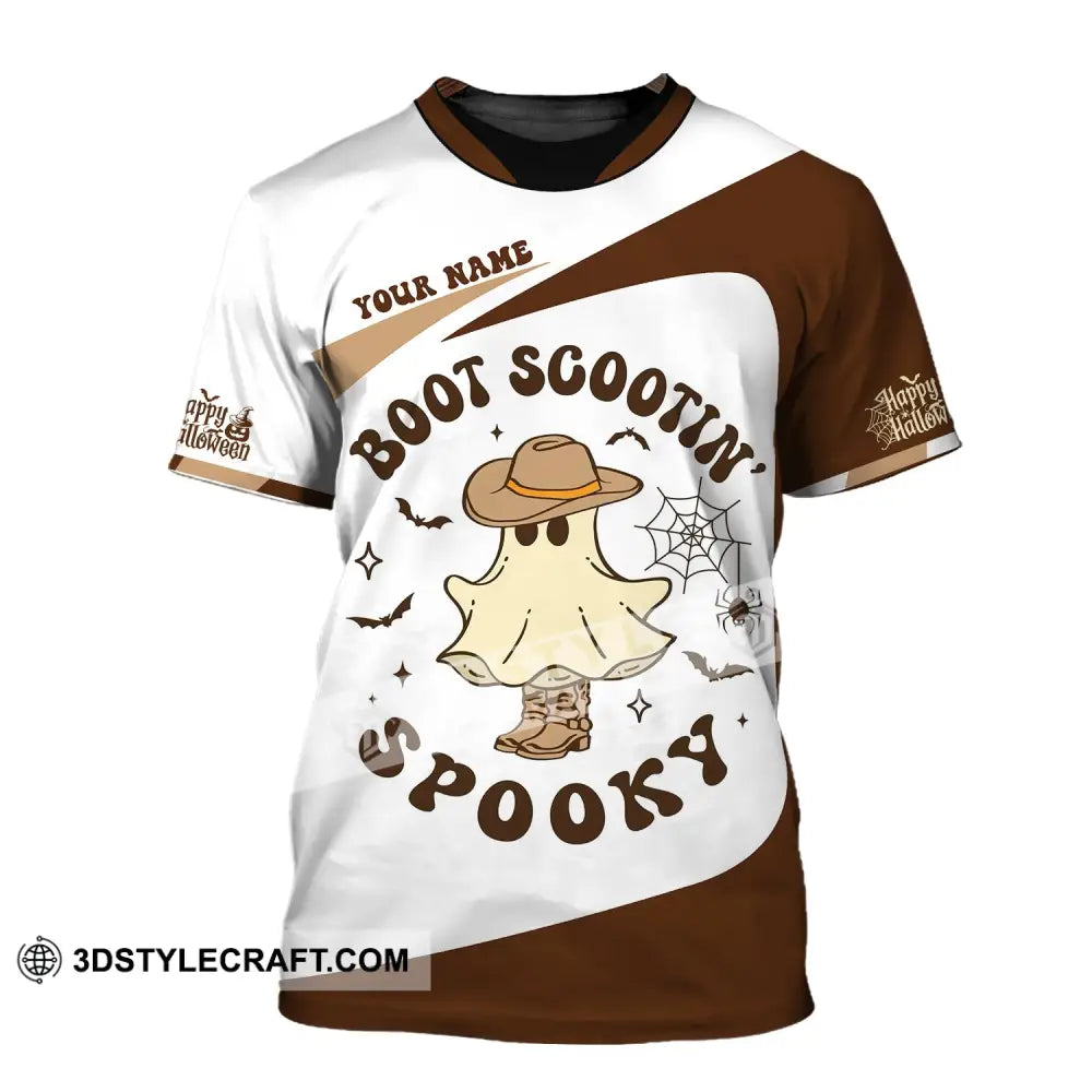 Unisex Shirt - Custom Name Boot Scootin Spooky T-Shirt / S T-Shirt