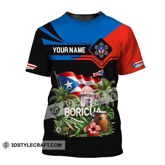 Unisex Shirt, Custom Name Boricua Shirt, Boricua Polo Long Sleeve, Boricua Gift style option 2