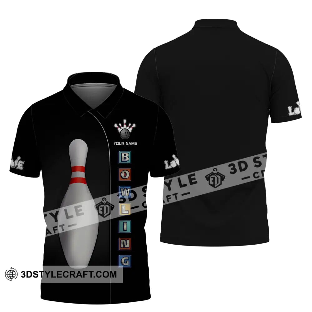 Unisex Shirt Custom Name Bowling For Lovers Gifts Polo / S T-Shirt