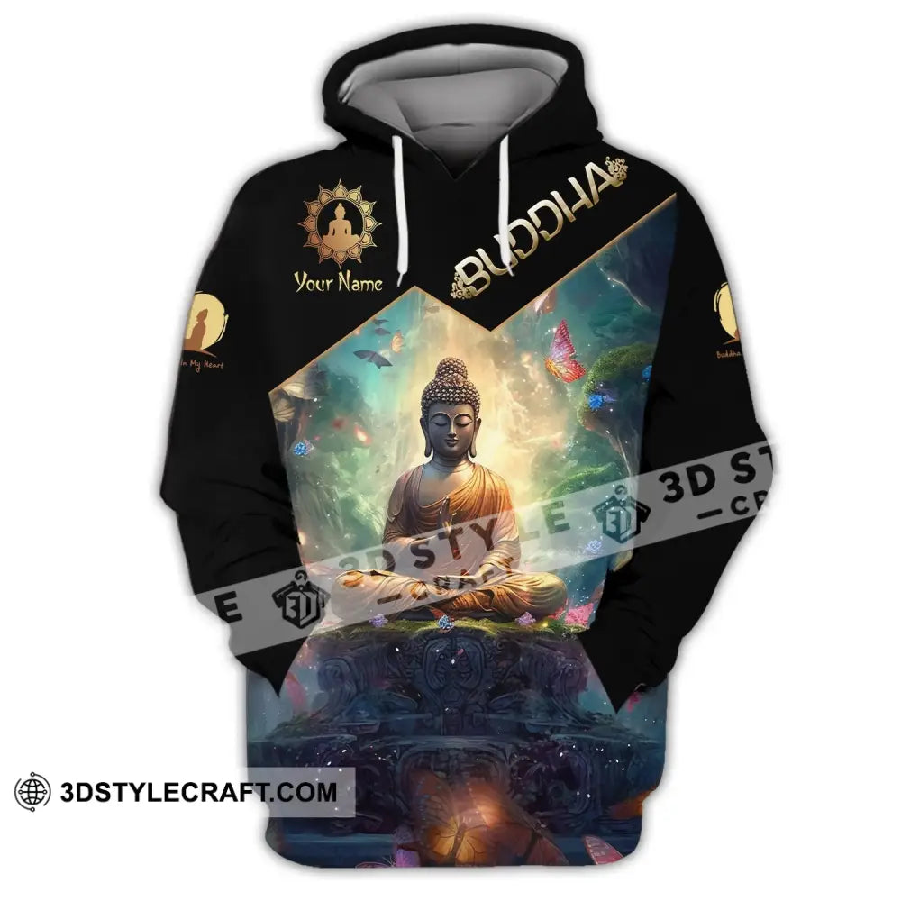 Unisex Shirt - Custom Name Buddha Believer Hoodie / S T-Shirt