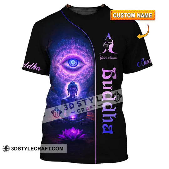 Unisex Shirt, Custom Name Buddha Shirt, Buddha  Polo Long Sleeve, Buddhist T-Shirt style option 1