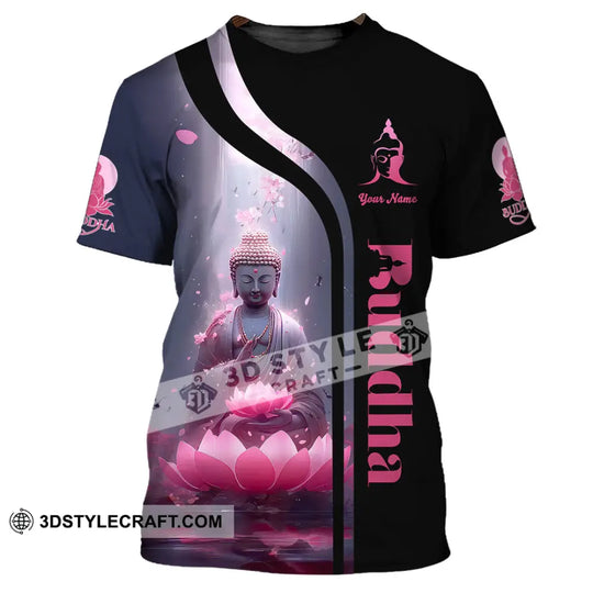 Unisex Shirt, Custom Name Buddha Shirt, Buddha Polo Long Sleeve, Buddhist T-Shirt style option 2