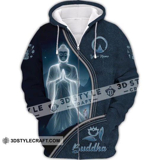 Unisex Shirt, Custom Name Buddha Shirt, Buddha  Polo Long Sleeve, Buddhist T-Shirt style option 3