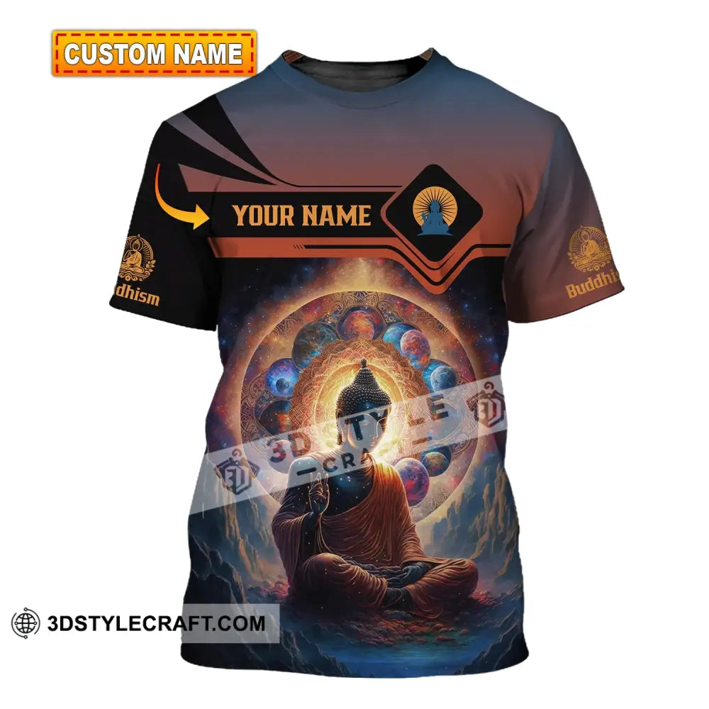 Unisex Shirt Custom Name Buddha Polo Long Sleeve T-Shirt T-Shirt