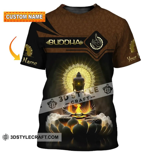 Unisex Shirt, Custom Name Buddha Shirt, Buddha Polo Long Sleeve T-Shirt style option 1