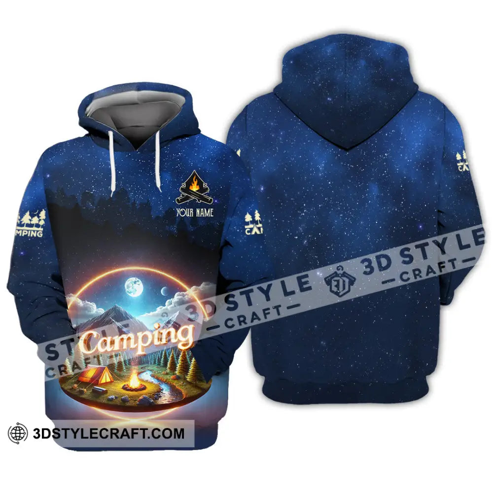 Unisex Shirt Custom Name Camping Team Uniform Hoodie / S T-Shirt