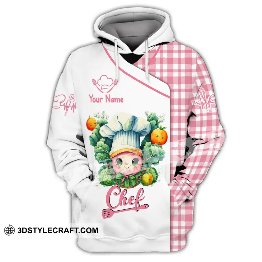 Unisex Shirt Custom Name Chef Apparel Polo Long Sleeve Cute T-Shirt Hoodie / S