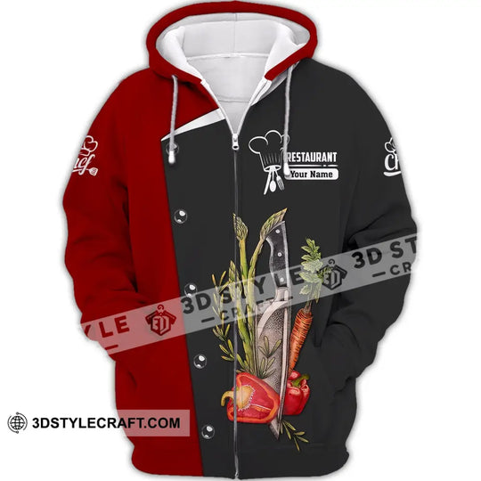 Unisex Shirt, Custom Name Chef Shirt, Cooking Chef, Gift for Cooking Lovers style option 3