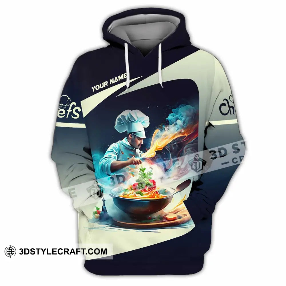Unisex Shirt Custom Name Chef Gift Hoodie / S T-Shirt