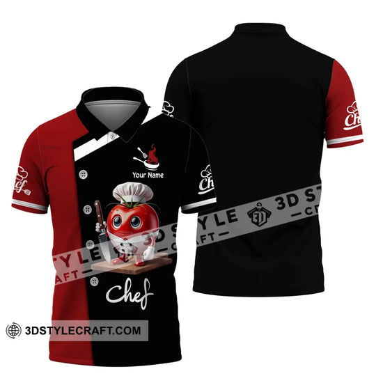 Unisex Shirt, Custom Name Chef Shirt, Chef Gift style option 4