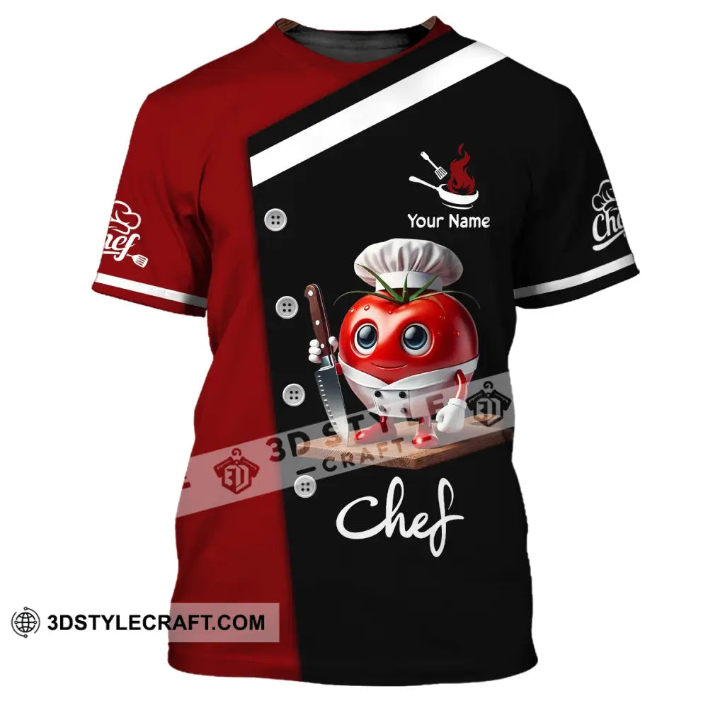 Unisex Shirt Custom Name Chef Gift T-Shirt / S T-Shirt