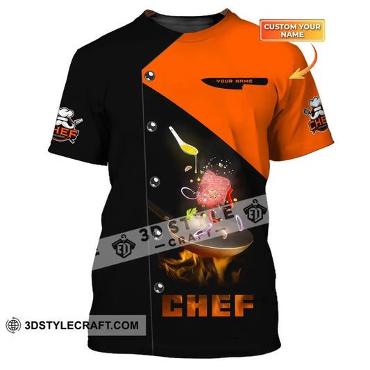 Unisex Shirt Custom Name Chef Pride Polo Gift For Cooking Lovers T-Shirt