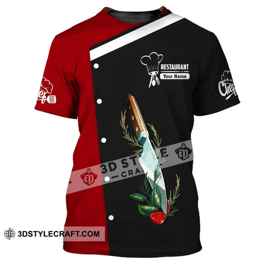 Unisex Shirt, Custom Name Chef Shirt, Restaurant Chef, Gift for Cooking Lovers style option 2