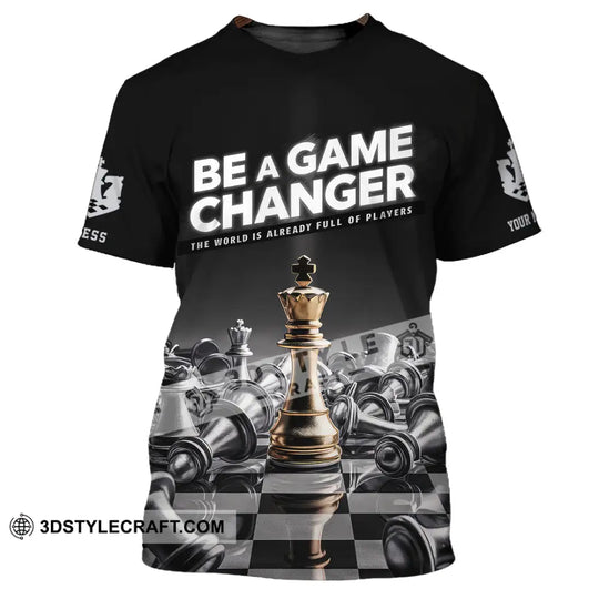 Unisex Shirt, Custom Name Chess Shirt, Chess Apparel, Chess Polo Long Sleeve, Chess Love T-Shirt style option 2