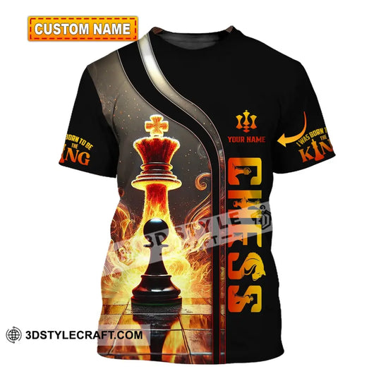 Unisex Shirt, Custom Name Chess Shirt, Gift for Chess Lover style option 1