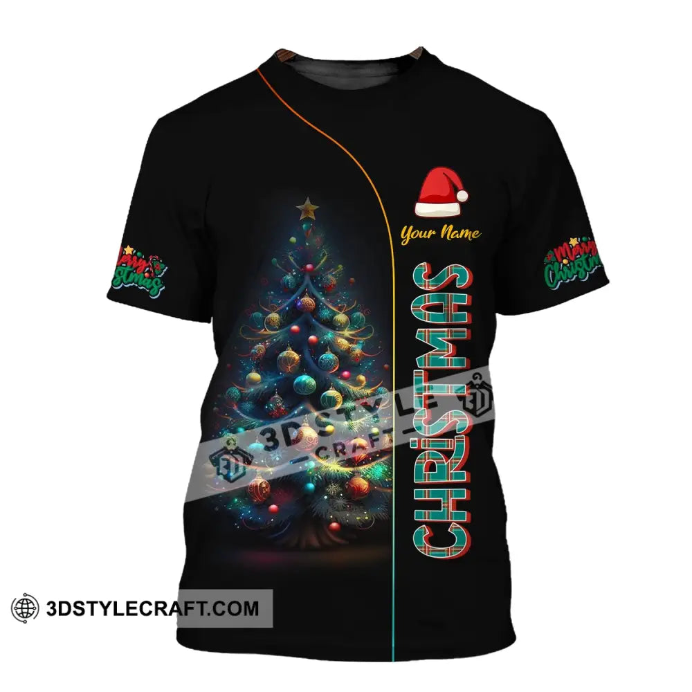 Unisex Shirt - Custom Name Christmas Night T-Shirt / S T-Shirt