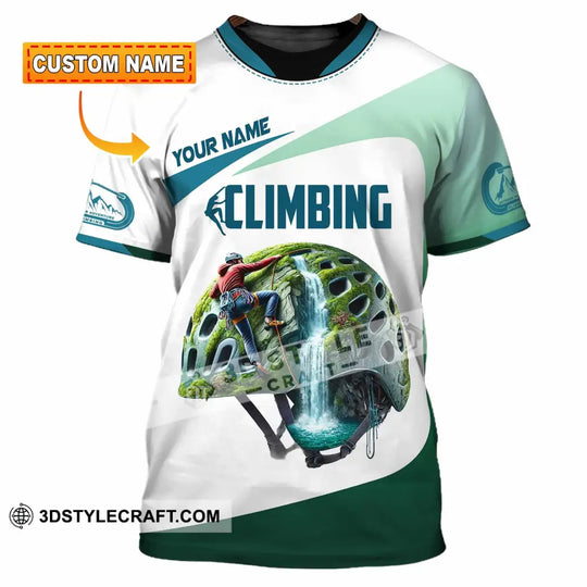 Unisex Shirt, Custom Name Climbing Shirt, Gift for Climbing Lover style option 1