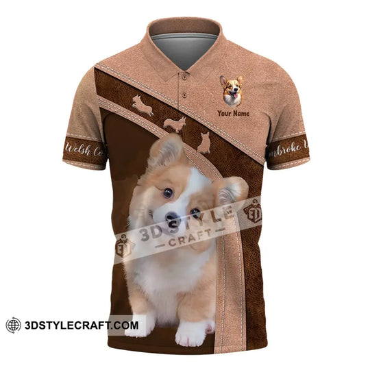 Unisex Shirt, Custom Name Corgi Shirt, T-Shirt for Dog Lover, Pet Lover Apparel style option 4