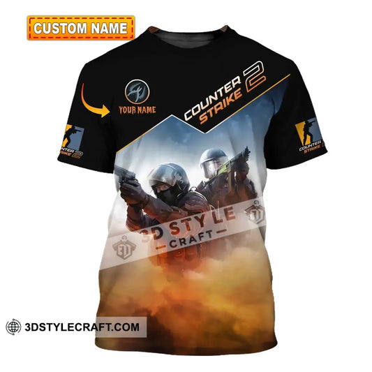 Unisex Shirt - Custom Name Counter Strike T-Shirt