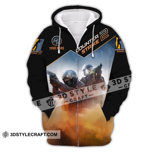 Unisex Shirt - Custom Name Counter Strike Shirt style option 3
