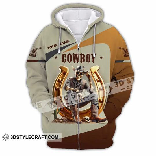 Unisex Shirt, Custom Name Cowboy Shirt, Cowboy Lover T-Shirt style option 3