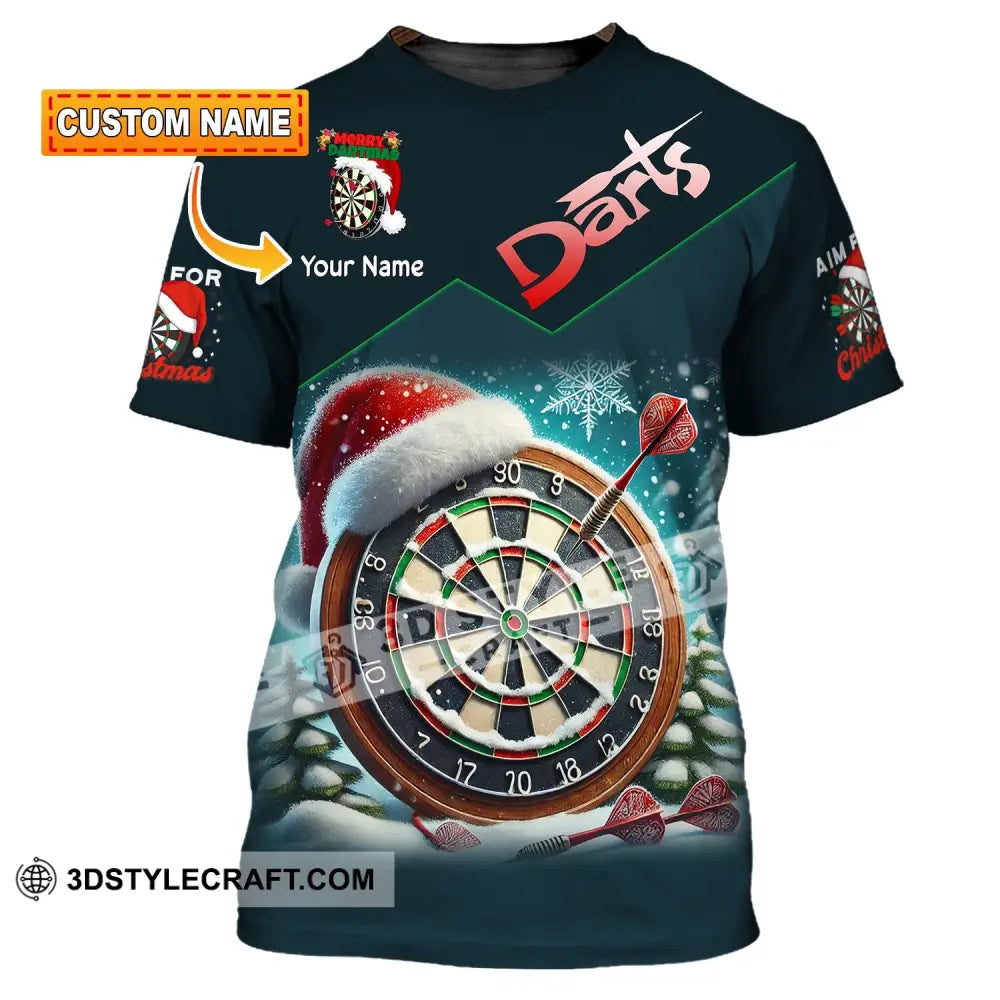 Unisex Shirt Custom Name Dart Darts T-Shirt Gift For Lover Gamer T-Shirt