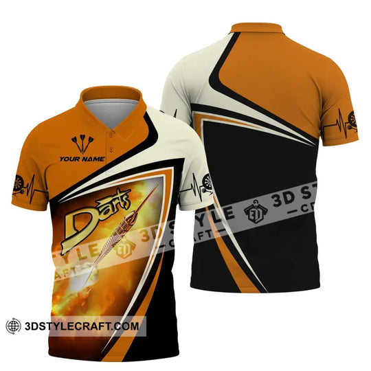 Unisex Shirt, Custom Name Dart Shirt, Darts T-Shirt, Gift for Darts Lover, Darts Gamer T-Shirt style option 4