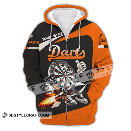 Unisex Shirt, Custom Name Dart Shirt, Dart Lover T-Shirt style option 3