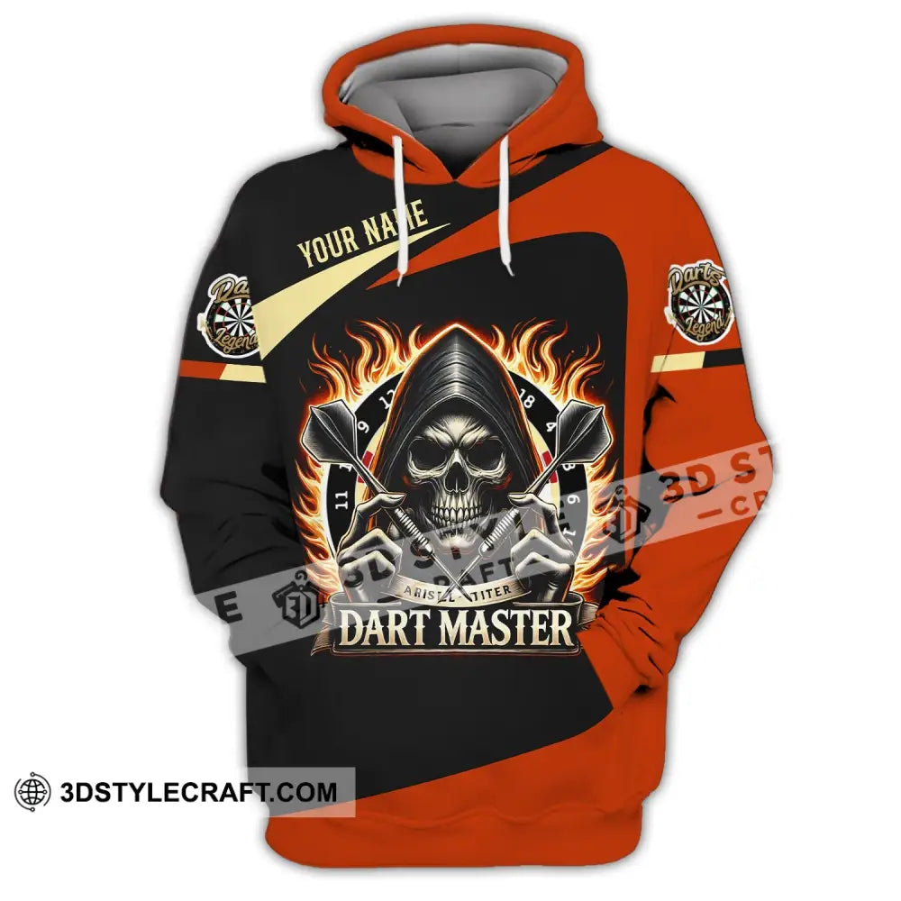 Unisex Shirt - Custom Name Dart Master Hoodie / S T-Shirt