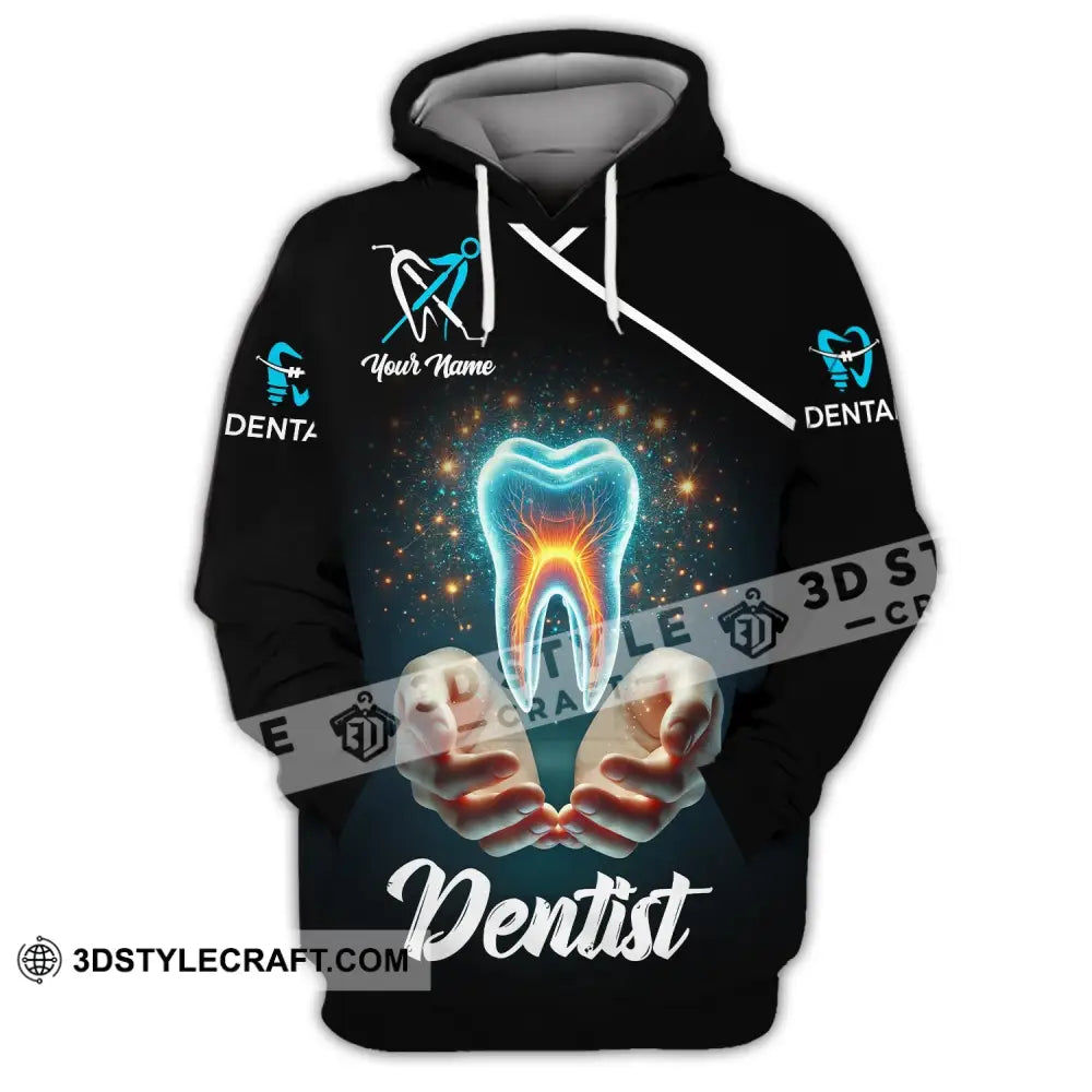 Unisex Shirt - Custom Name Dentist Hoodie / S T-Shirt