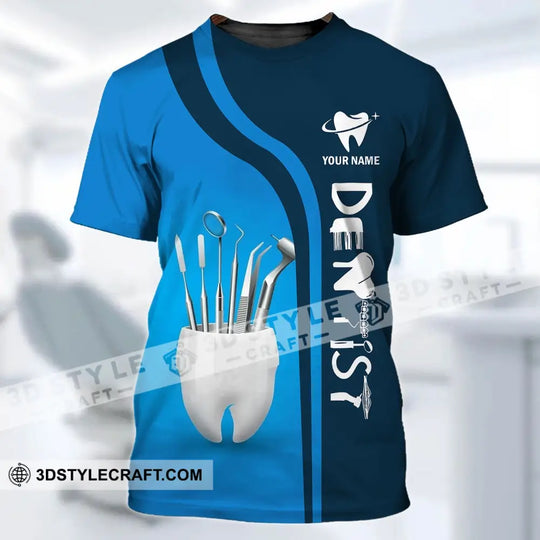 Unisex Shirt - Custom Name Dentist T-Shirt - Personalized Dentist Polo Shirt - Gift For Dentists style option 2