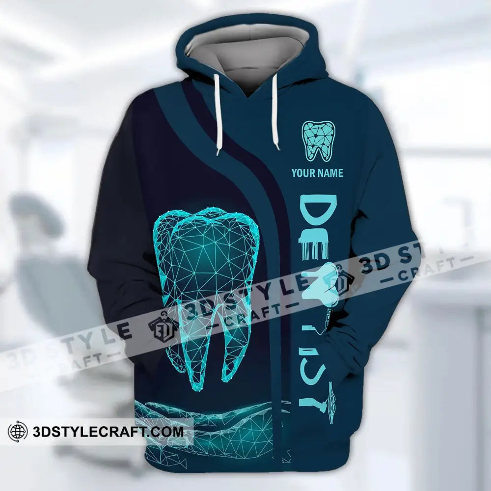 Unisex Shirt - Custom Name Dentist T-Shirt Personalized Zipper Hoodie Gift For Dentists T-Shirt