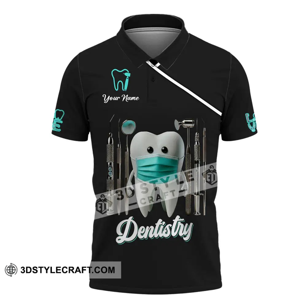 Unisex Shirt - Custom Name Dentistry Polo / S T-Shirt