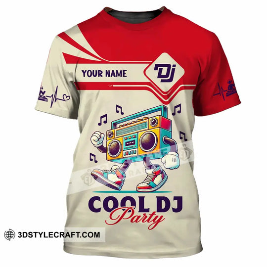 Unisex Shirt, Custom Name Disc Jockey Shirt, DJ Hoodie Shirt Polo Long Sleeve Shirt style option 2