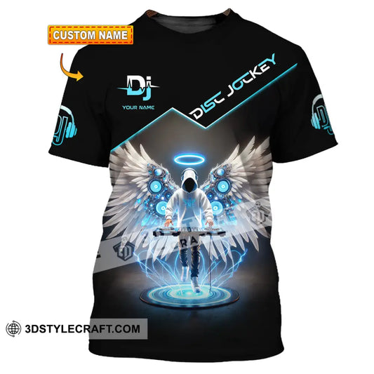 Unisex Shirt Custom Name Disc Jockey Gift For Dj T-Shirt