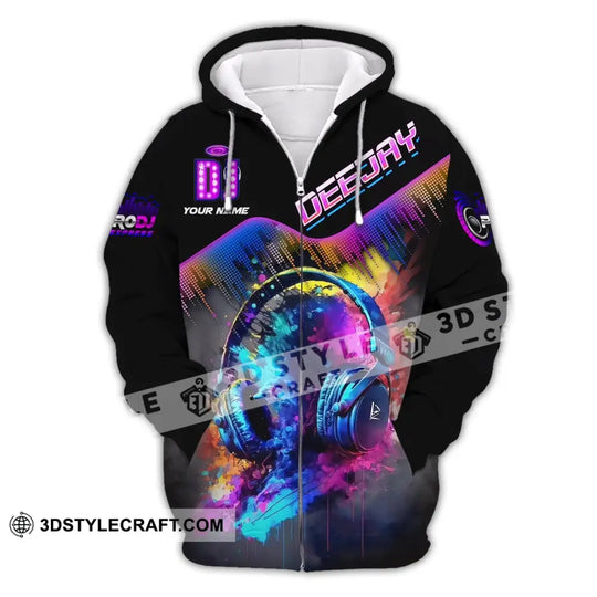 Unisex Shirt, Custom Name Disc Jockey T-Shirt, Deejay Shirt, Gift For DJ style option 3