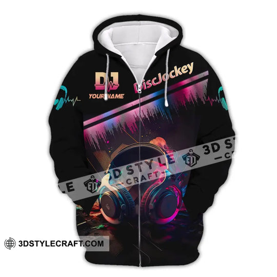 Unisex Shirt, Custom Name Disc Jockey T-Shirt, Music Lover Shirt, DJ Shirt, Gift For DJ style option 3