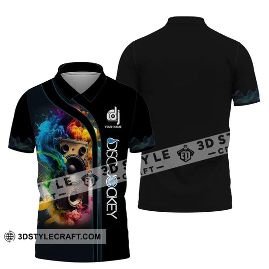 Unisex Shirt, Custom Name Disc Jockey T-Shirt, Music Lover Shirt, Gift For DJ style option 4