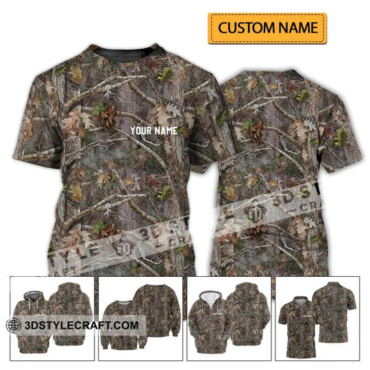 Unisex Shirt - Custom Name Shirt - Dry Forest style option 2