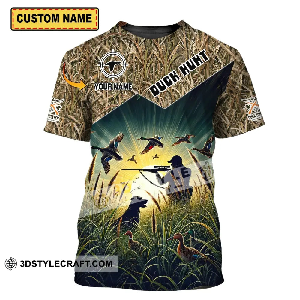 Unisex Shirt - Custom Name Duck Hunt T-Shirt